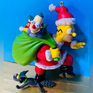 The SIMPSONS VTG 1999 Talking Christmas Ornament Homer Oh It’s Christmas Works!